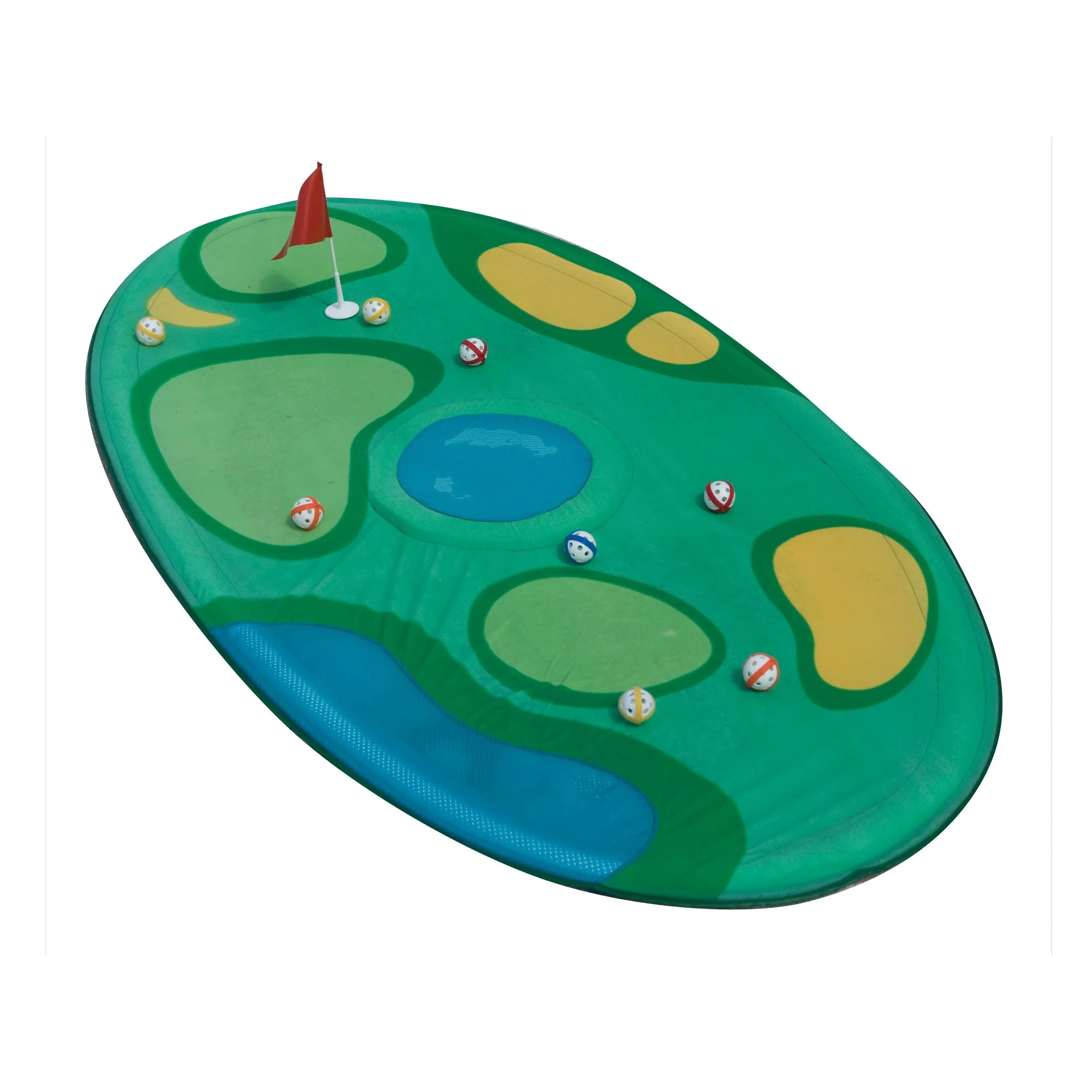 🛶 Swim Ways Pro-Chip Island Golf Floating Green Chipping Mat, 🆕 Read👇