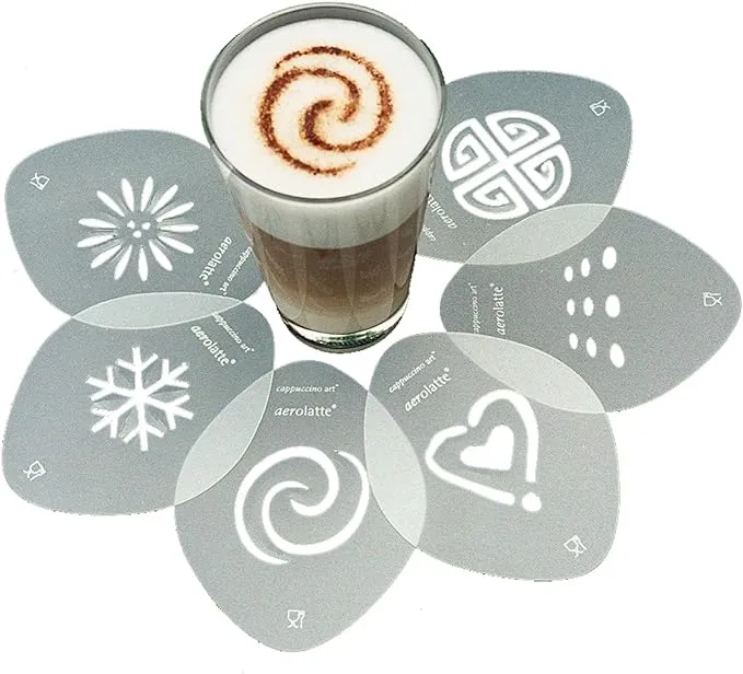 Aerolatte Cappuccino Art Stencils (Set of 6)