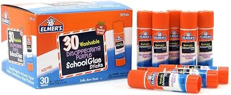 Elmer's Disappearing Purple School Glue Sticks