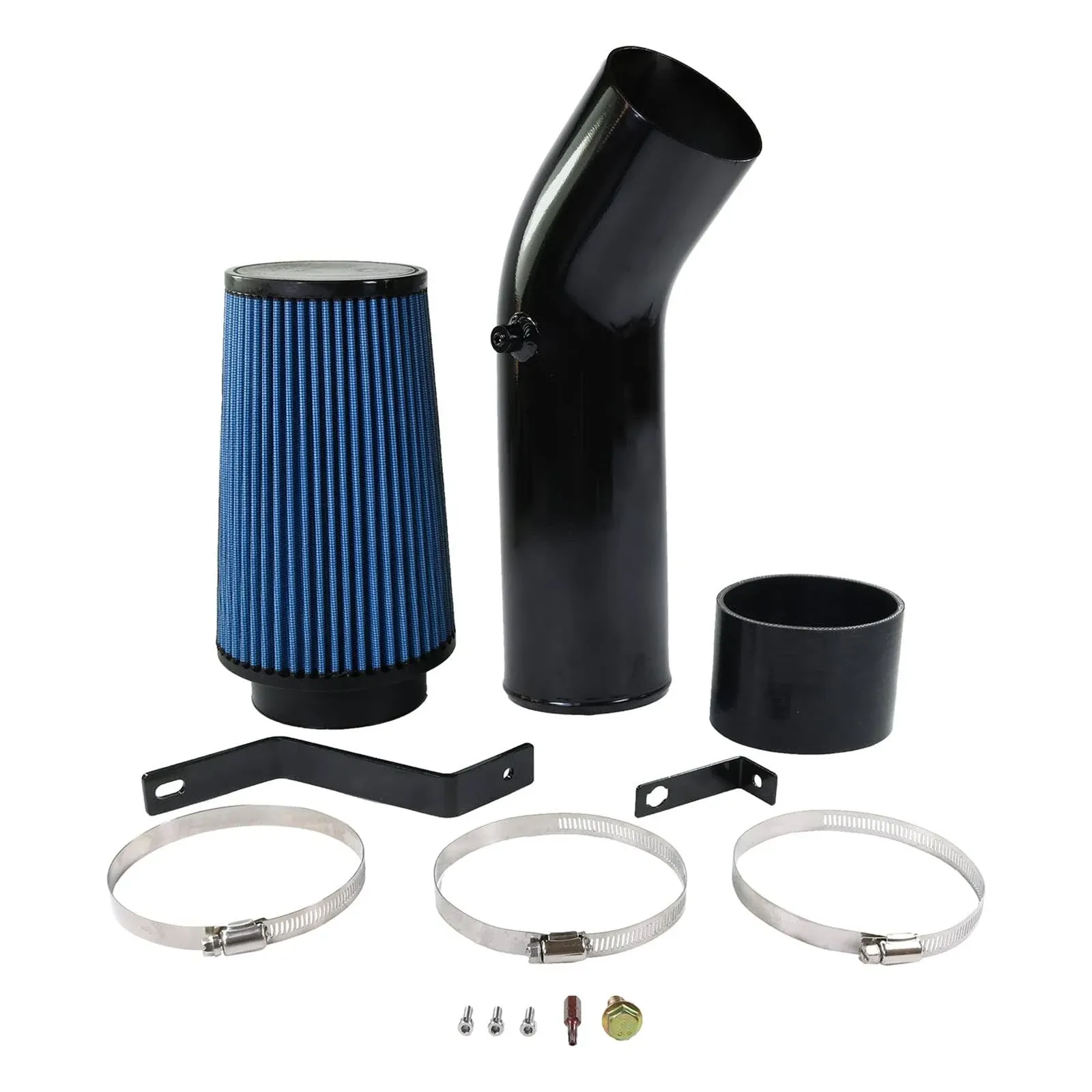 Oiled Cold Air Intake 7.3 Diesel Kit Air Intake Pipe With Oiled Filter Replacement For Ford F250 F350 F450 Super Duty 7.3L Powerstroke Diesel (1999.5-2000 2001 2002 2003)