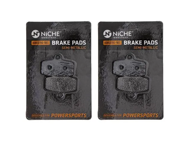 NICHE Brake Pad Set for Husqvarna KTM 85 200 105 TC85 Freeride 250 R 47013090300 Front Semi-Metallic 2 Pack