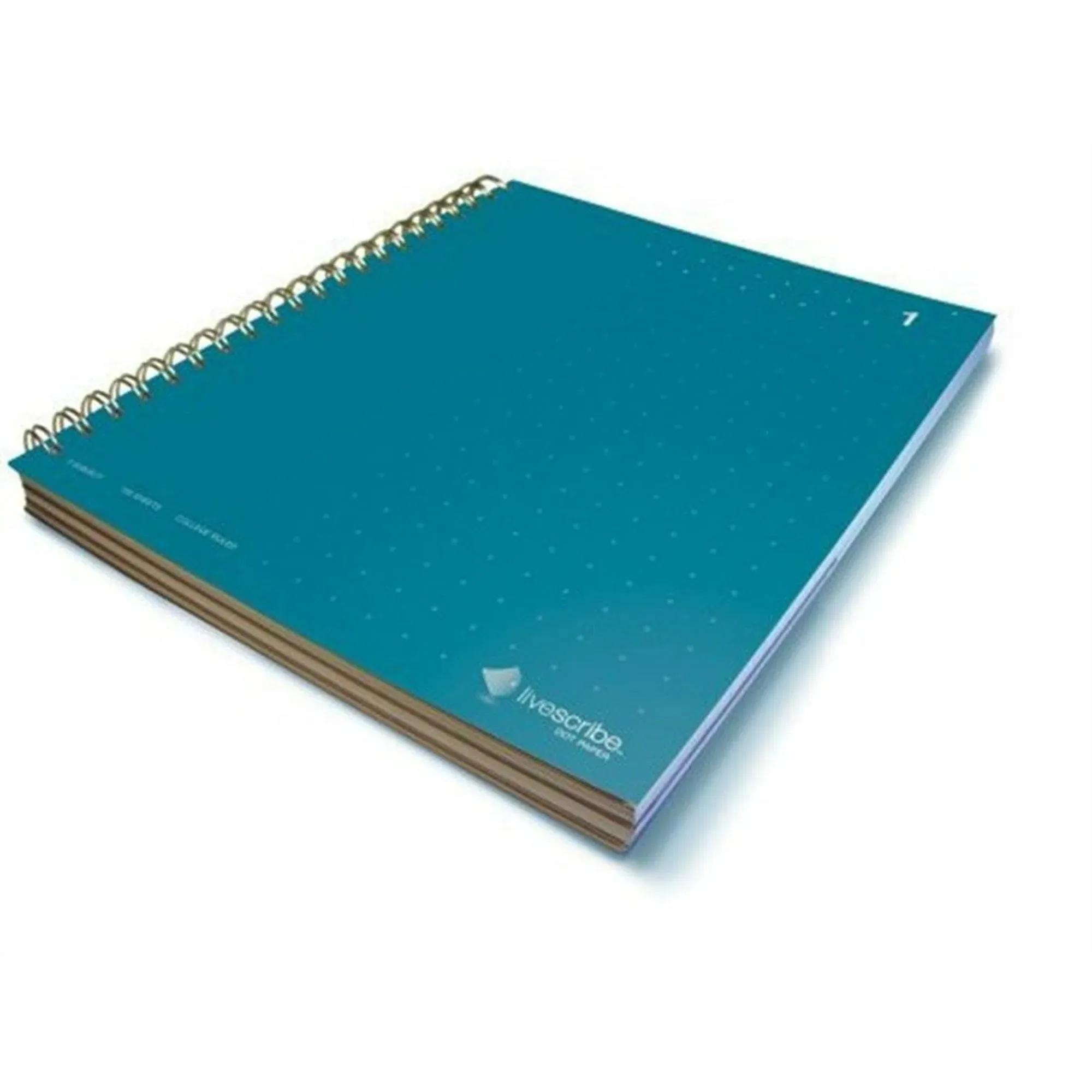 Livescribe 8.5 x 11 3-Subject Notebooks #1 for Livescribe Smartpens | ANA-00024 | Blue