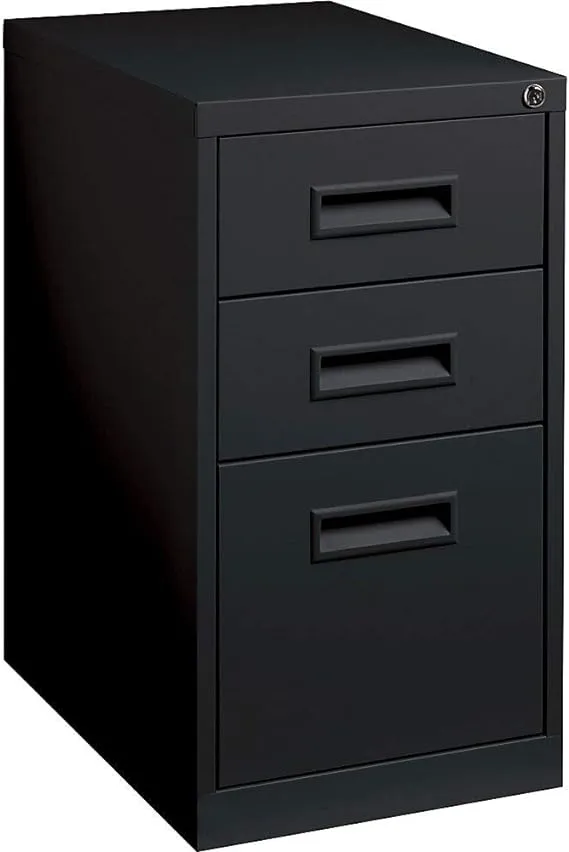 Lorell Mobile Pedestal B/B/F 15"x19"x27-3/4" Black 67745