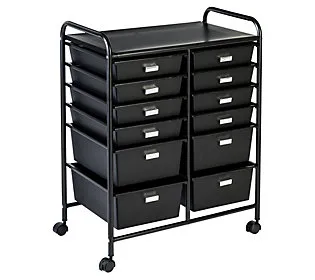 Honey-Can-Do 12 Drawer Rolling Storage/Craft Organizer