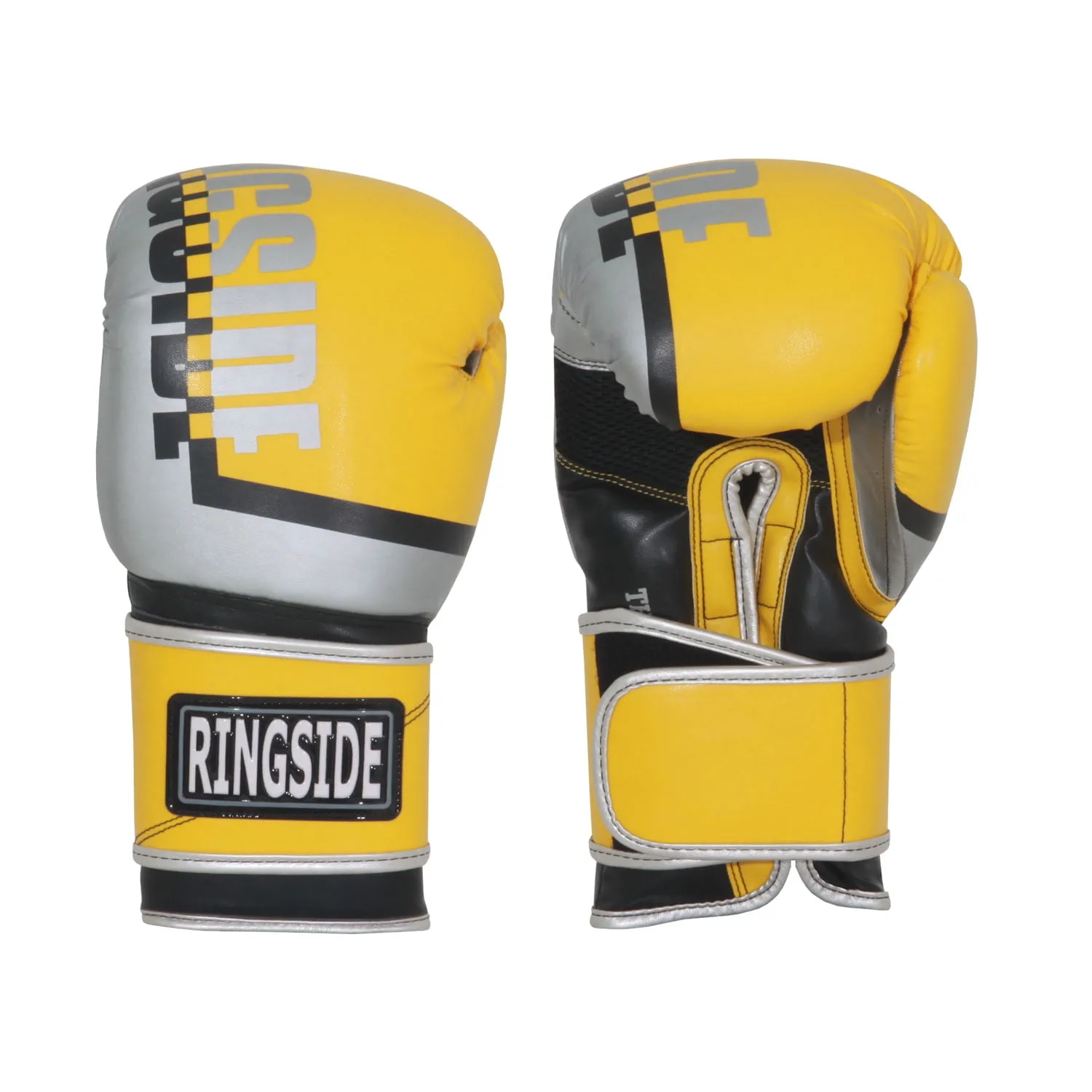 Ringside Bullet Sparring Boxing Glove, Yellow/Black, 14 oz.