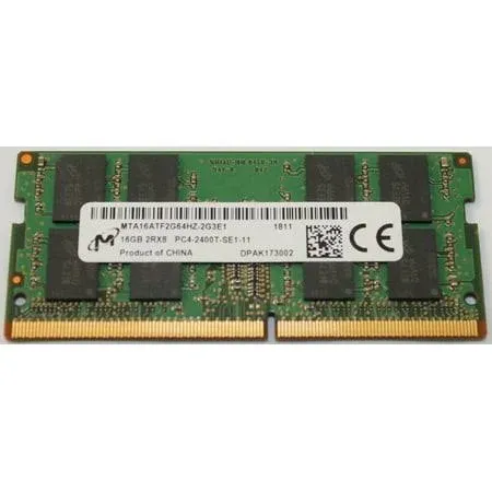 MTA16ATF2G64HZ-2G3E1 Micron 16GB 2RX8 DDR4 PC4-17000 2400MHz Laptop Memory Module