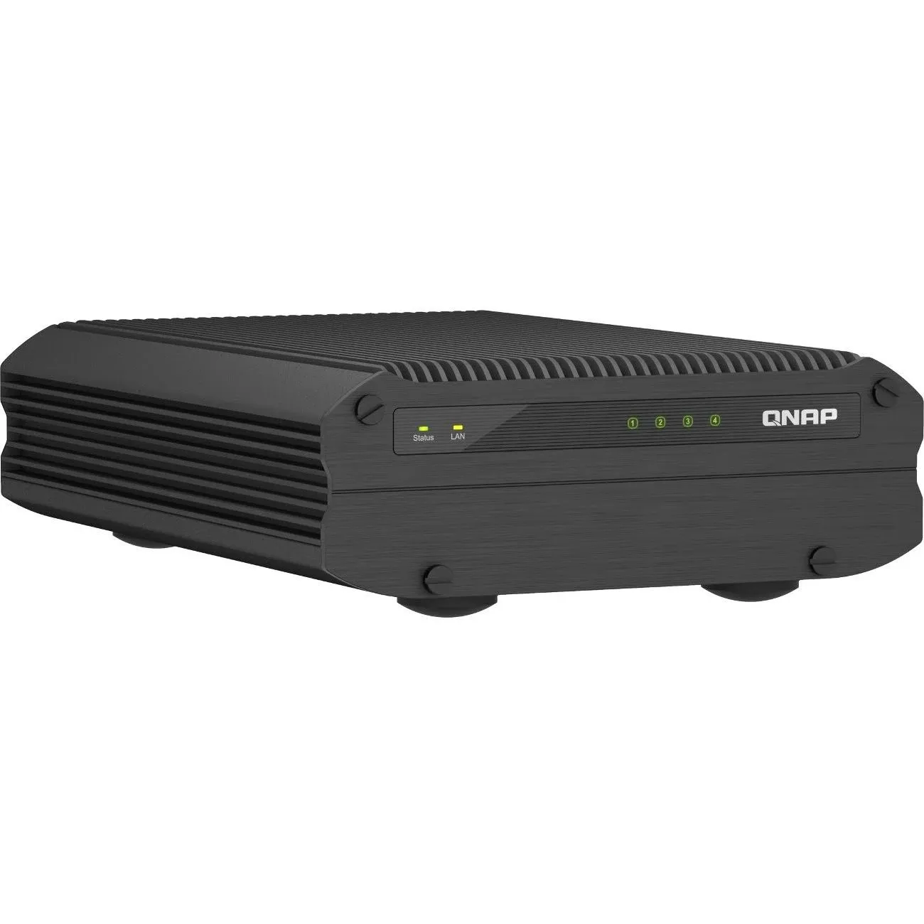 QNAP TS-i410X-8G-US 4 Bay High-Speed fanless Industrial NAS with dual-10GBe, Intel Atom CPU, 8GB DDR4 Memory and 2.5GbE (2.5G/1G/100M) Network Connectivity (Diskless)