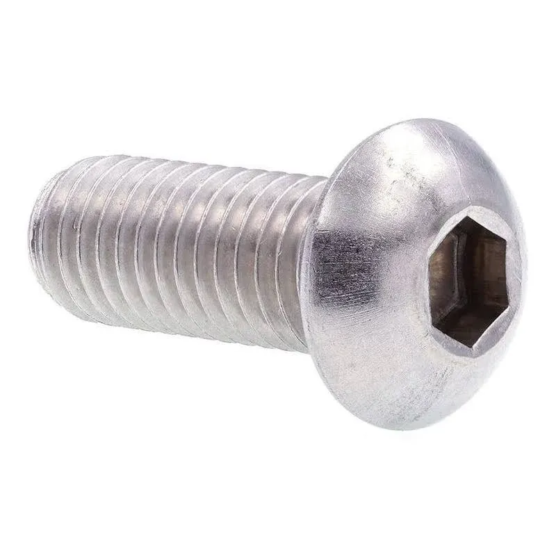 Socket Cap Screw Btn Head Allen Drive 1/2in-13 X 1-1/4in 18-8 Stainless Steel 5PK