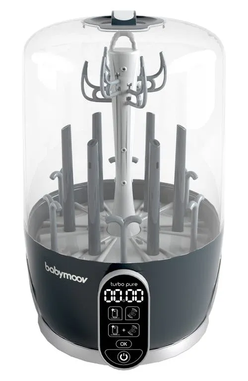 Babymoov Turbo Pure: 5-in-1 Bottle Sterilizer & Dryer - 99.9% Bacteria Elimination