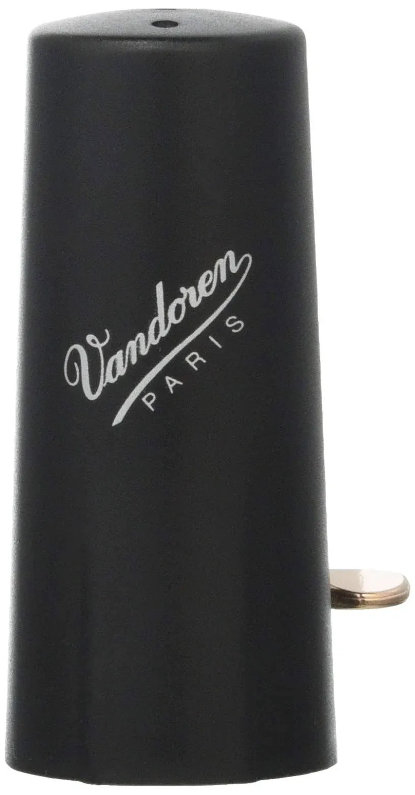 Vandoren M/O Clarinet Bb Ligature, Pink Gold Plated, Plastic Cap at Gear4music