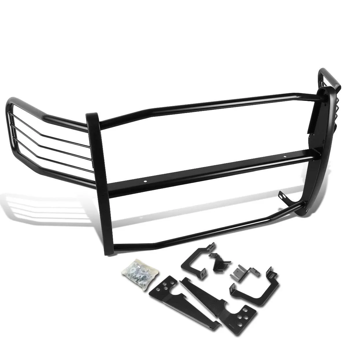 DNA Motoring GRILL-G-021-BK for 2006 to 2008 Ram 1500 2500 3500 Mega Cab Front ...