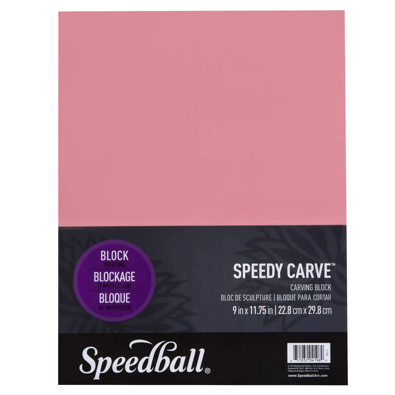 Speedball® Speedy Carve™ Block in Pink | 9" x 11.75" | Michaels®