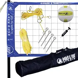 Park &amp; Sun Sports Tournament Flex 1000 - Outdoor Volleyball Set