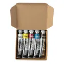 Maimeri Polycolor Vinyl Paint - Primary Colors, Set of 5, 20 ml, Tubes