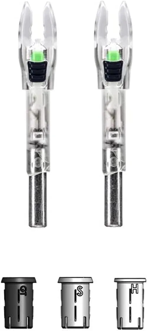 Nockturnal Shift Universal Size Lighted Nock, 2-Pack