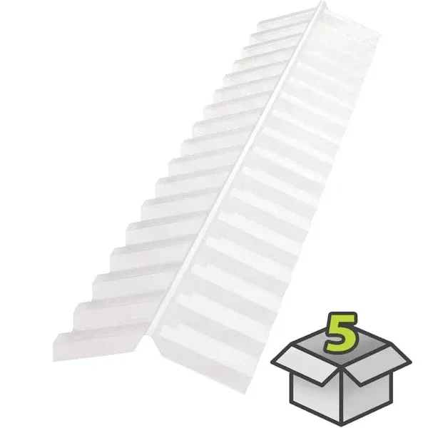 SUNTUF 5-Pack 12-in x 50-in Polycarbonate Roof Panel Ridge Caps Lowes.com