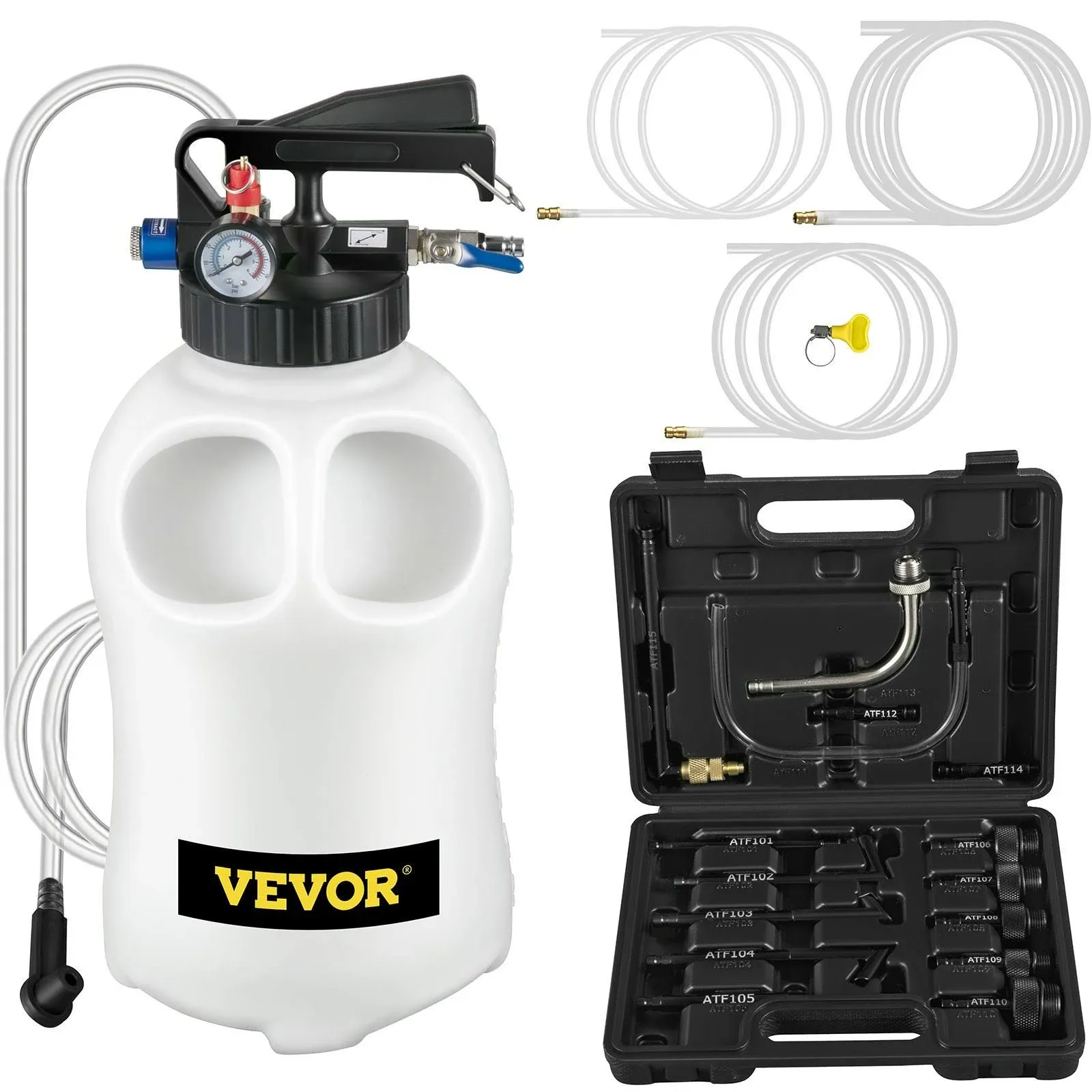 VEVOR Transmission Fluid Pump 2-Way Automatic Oil Liquid Extractor Tool Set 10 ...