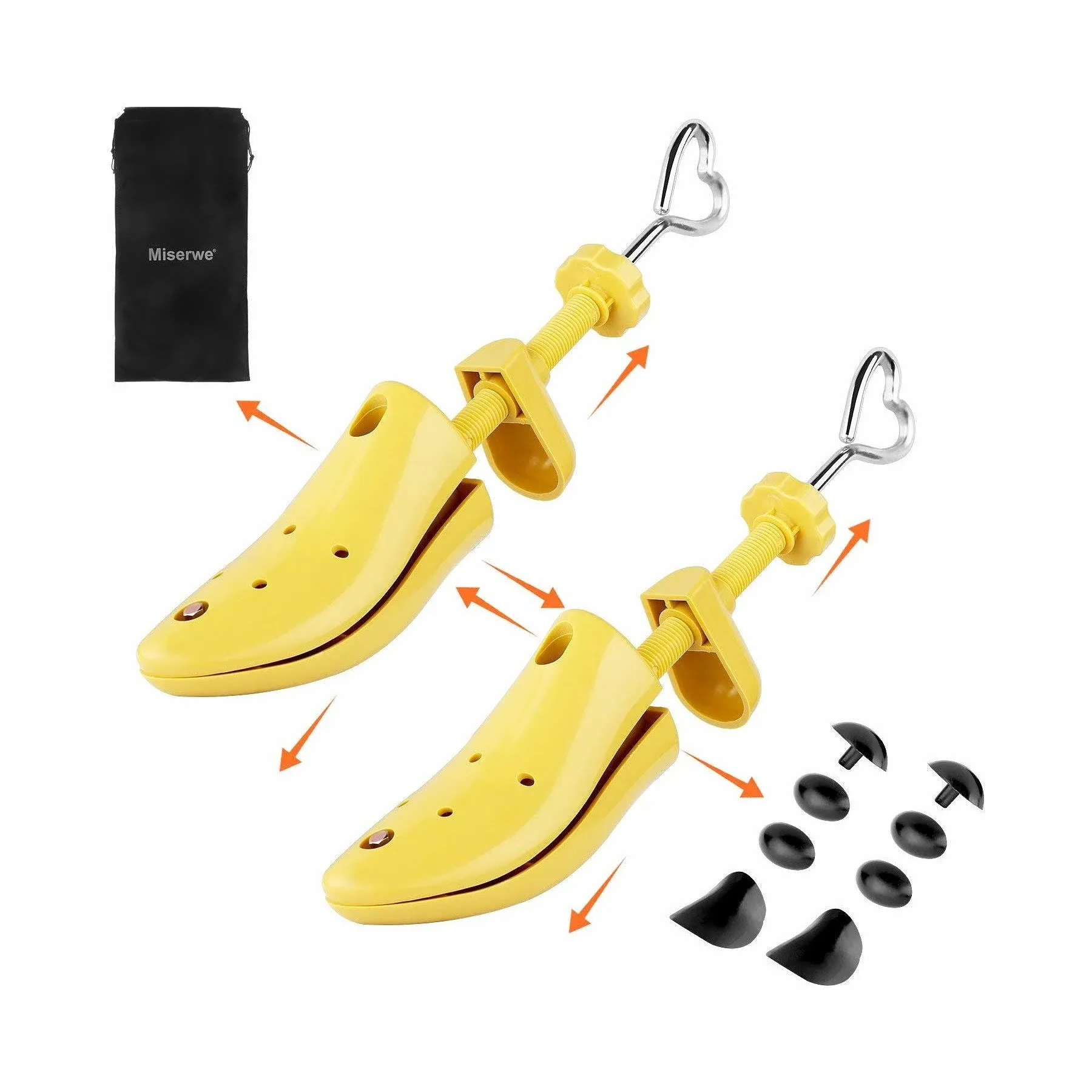 MISERWE Shoe Stretcher with Carrying Bag Professional Adjustable Shoe Stretcher for Men and Women