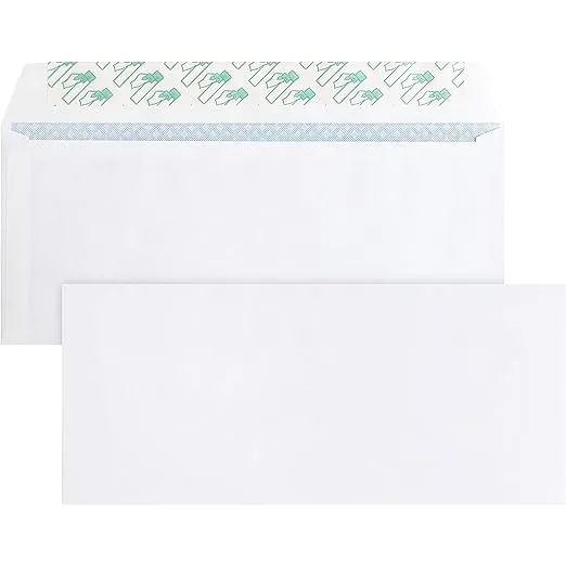 Business Source Peel/Seal Envelopes Regular Tint 4-1/8"x9-1/2" 500/BX WE 36682