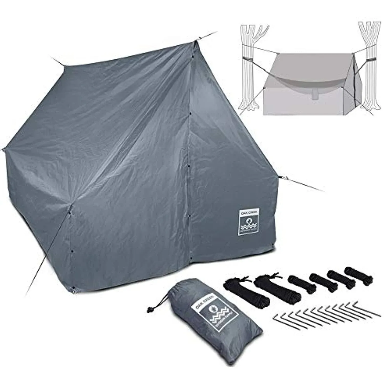 Oak Creek Outdoor Supply Oak Creek Advanced Camping Hammock Rain Fly