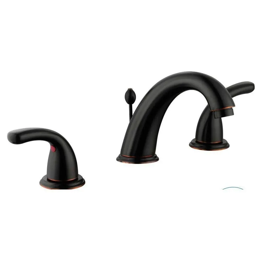 Glacier Bay Builders 8 in. Widespread 2-Handle High-Arc Bathroom Faucet