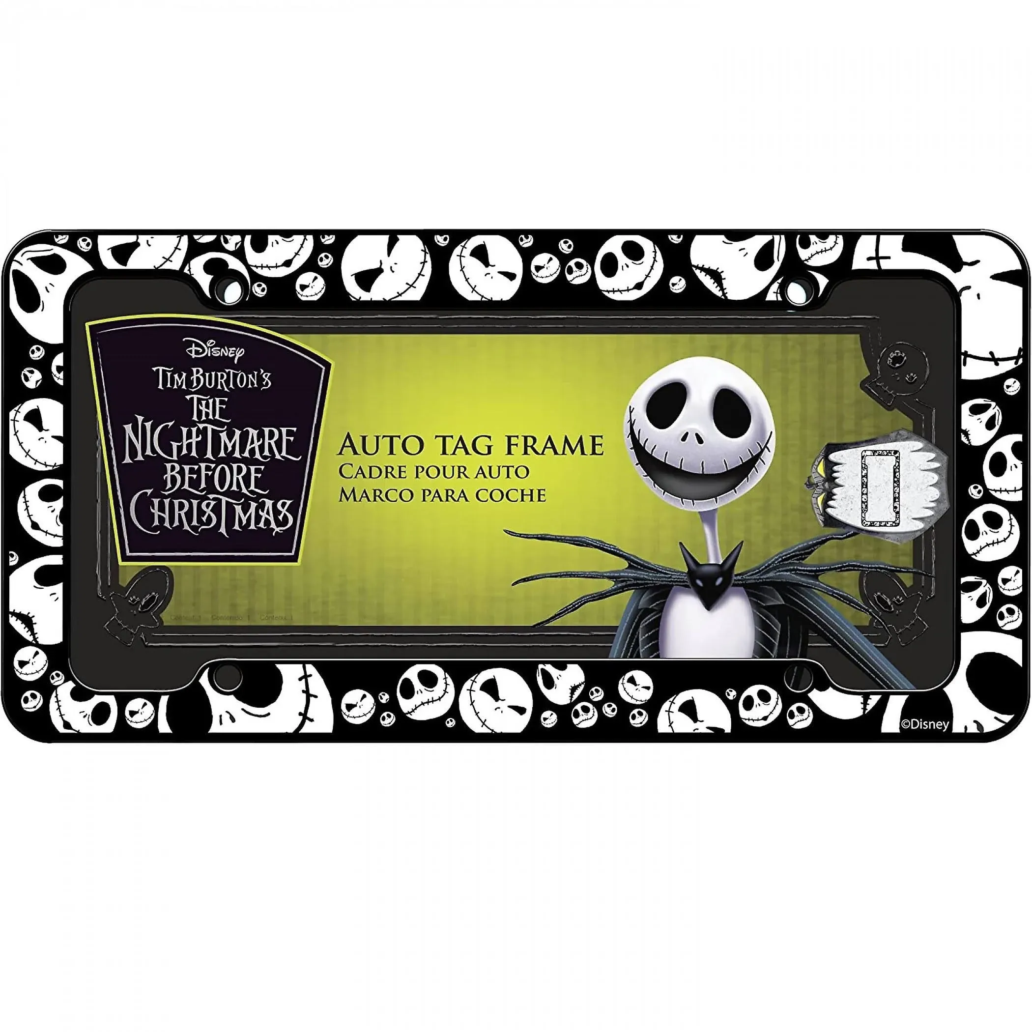 Nightmare Before Christmas 834469 Disney Jack Skellington License Plate Frame