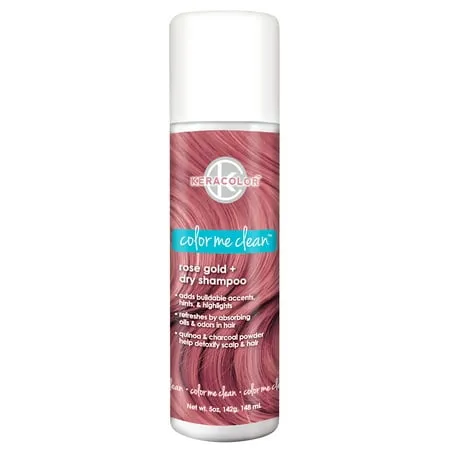 Keracolor Color Me Clean Rose Gold &amp; Dry Shampoo 5oz