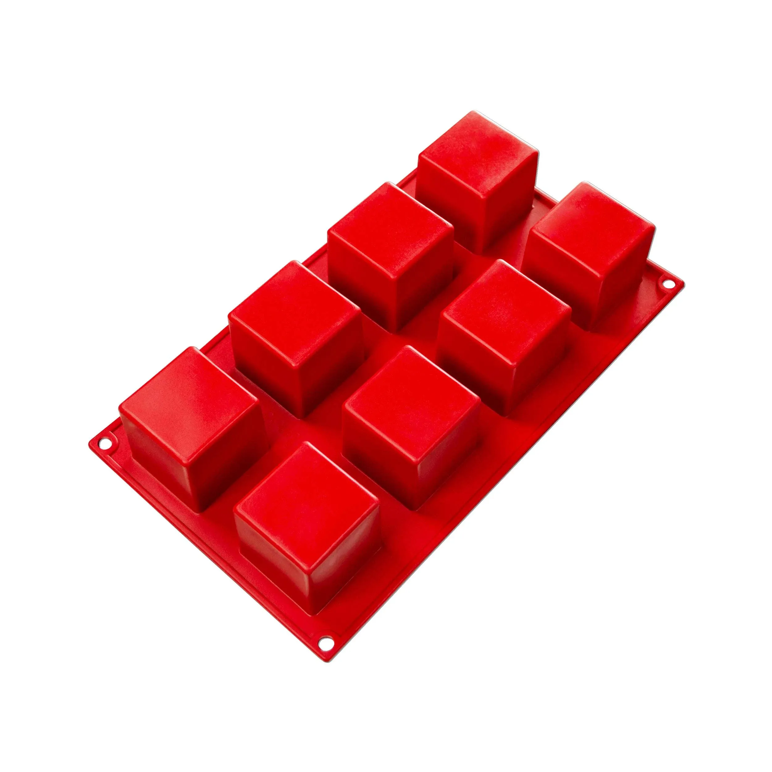 Fat Daddio's SMF-098 Silicone Bakeware 8-Cavity Cube (4.4 oz)