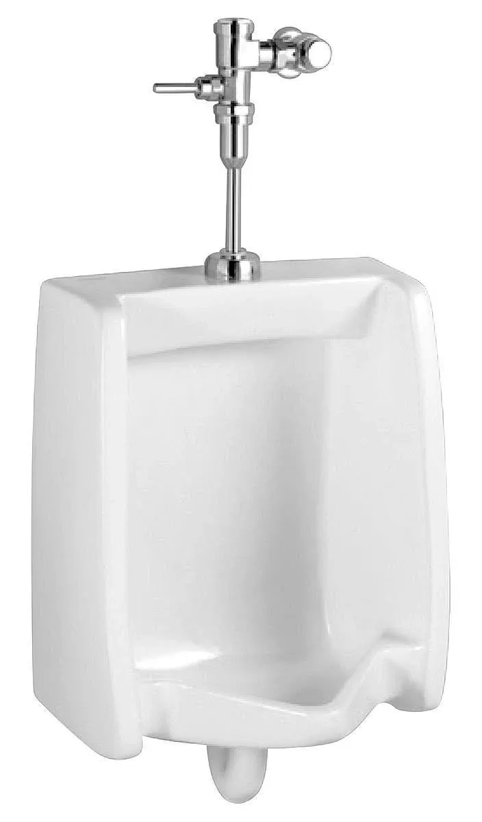 Washbrook 0.125 GPF Wall Hung High Efficiency Urinal with Manual Flush Valve