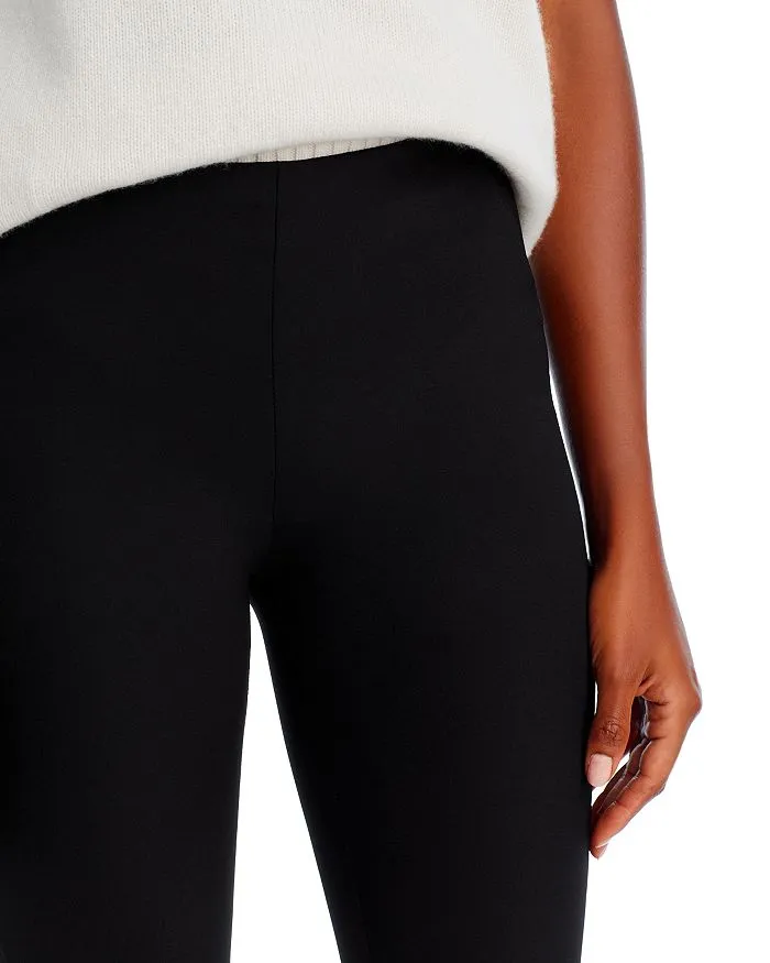 Cropped Stretch-crepe Skinny Pants In Black