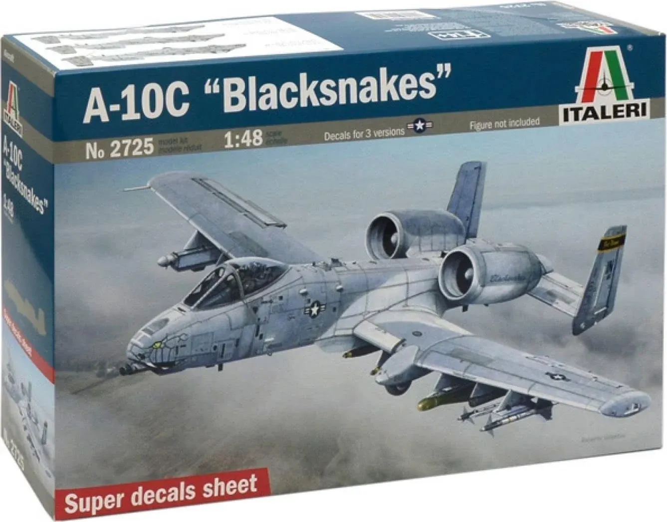 Italeri 2725 - 1/48 US A-10C Thunderbolt - Blacksnakes - New