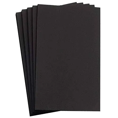 11x17 Black Cardstock Paper 80 lb Cover Card Stock 25 Pack