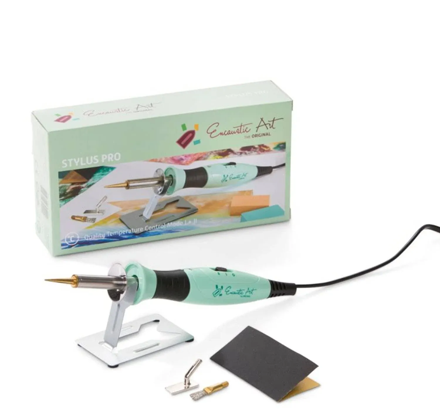 Encaustic Art Stylus Pro Low Heat Tool -Includes Stylus 3 Attachments-Standard ...