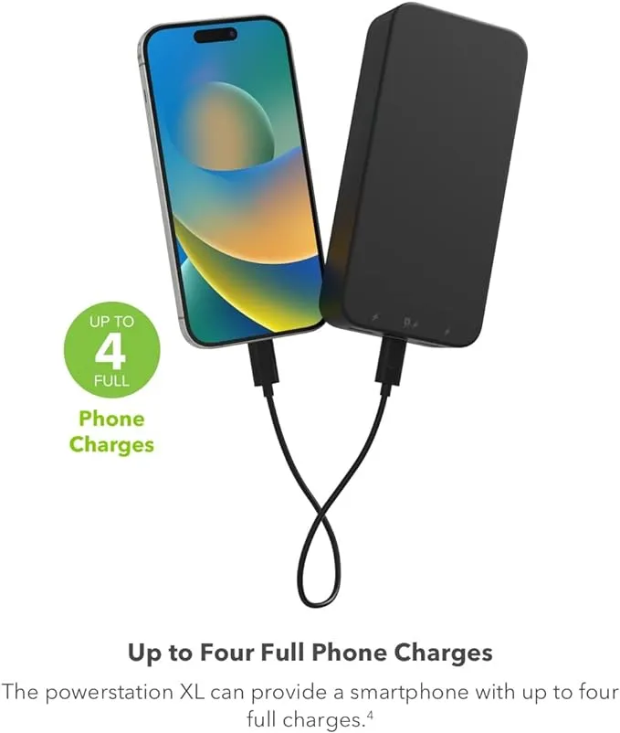 Mophie Powerstation XL 20K mAh Portable Charger with 20W PD in/Out + Snap+ 5K mAh Magnetic Wireless Charger - Charge Apple, Samsung, Google Phones