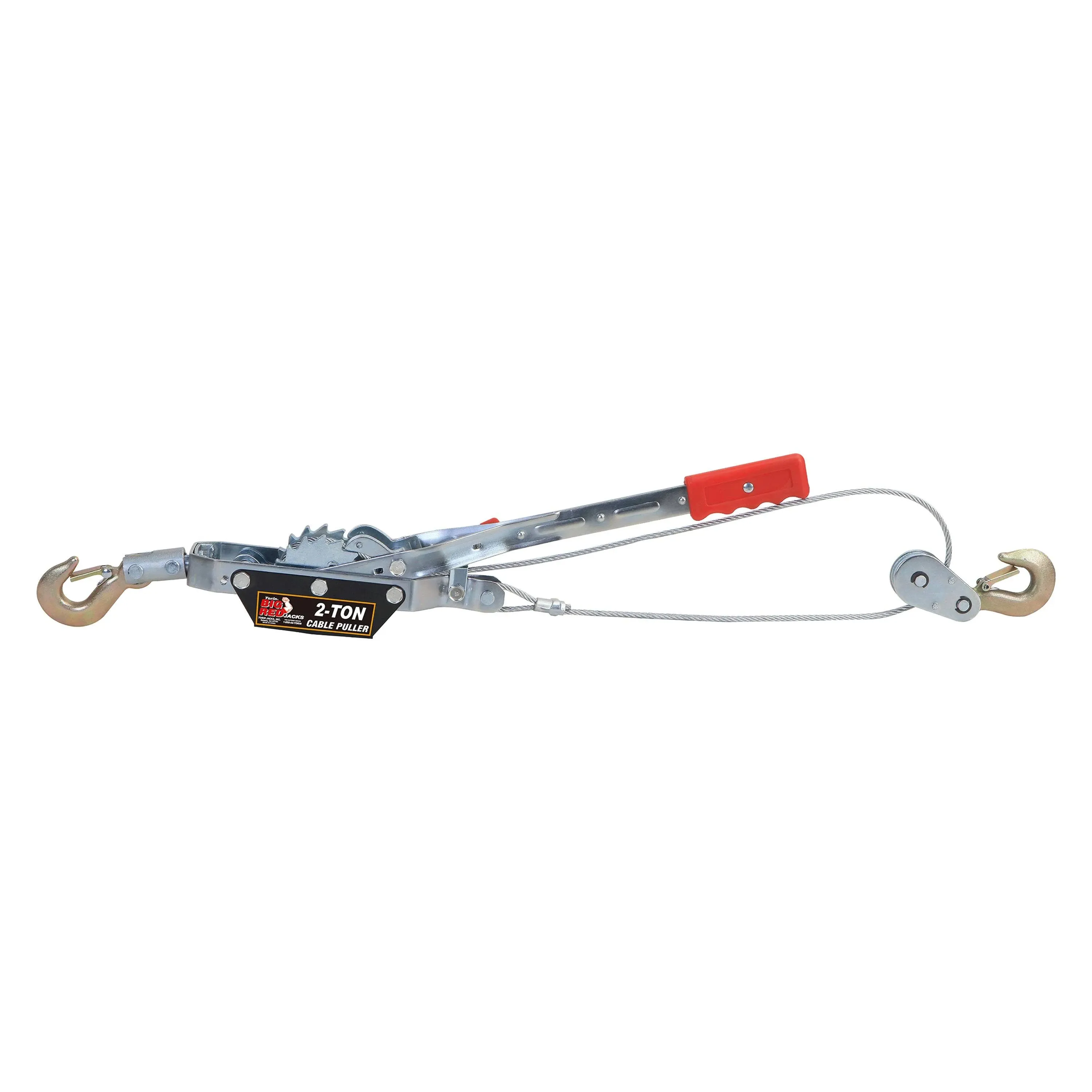 Big Red 2 Ton Come Along Cable Puller with 2 Hooks T32052