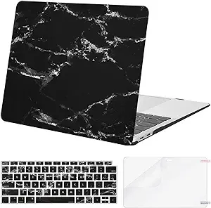 Mosiso 5 in 1 New Macbook Air 13 Inch Case A1932 2019 2018 Release, Hard Case Shell Cover&Sleeve Bag for Apple MacBook Air 13'' with Retina Display andTouch ID, Rose Quartz