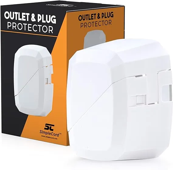 Outlet Cord Cover Electrical Socket Protector Deep Wall Receptacle Box