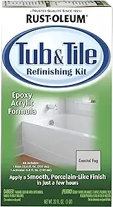 Rust-Oleum 372418 Tub & Tile Refinishing Kit, 1 Quarts (Pack of 1), Coastal Fog