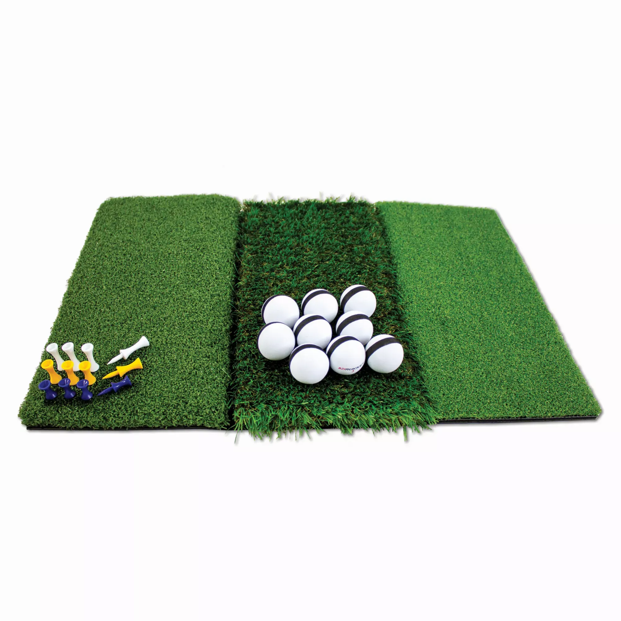 Rukket Mat Attack Tri-Turf Portable Golf Hitting 25in x 16in