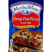 Martha White Deep Pan Pizza Crust Mix, 7.25 Ounce (Pack of 12)