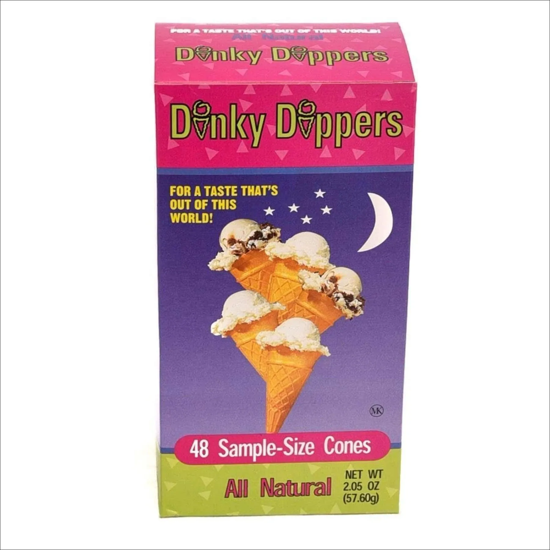 Dinky Dippers Miniature Ice Cream Cones Mini Child Size 48ct, 1.95 Ounce