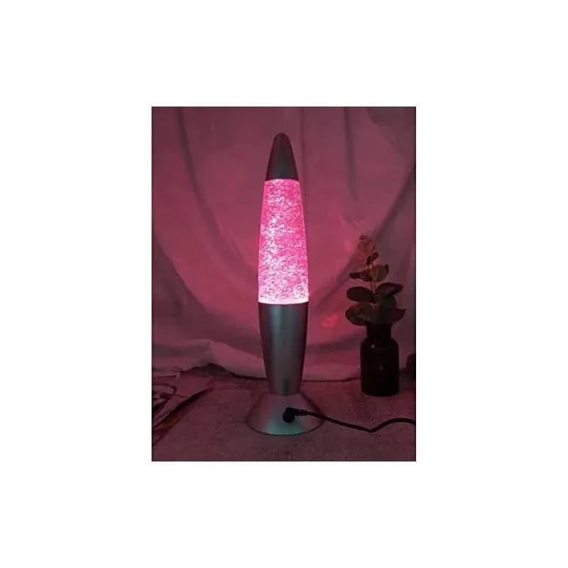 Moooope 14” Glitter Lamp, Decoration Lamp, Automatic Color Changing Liquid Lamp ...