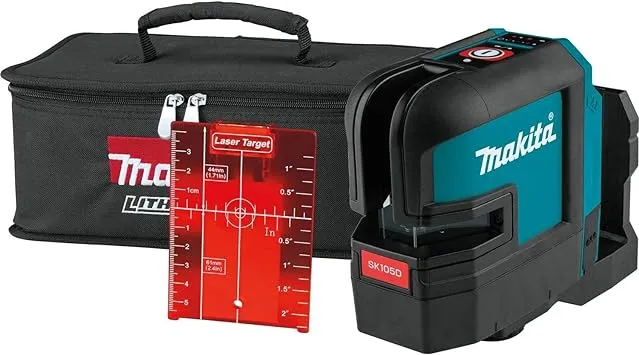 Makita SK105DZ 12V Max CXT Lithium-Ion Cordless Self-Leveling Cross-Line Red Beam Laser (Tool Only)