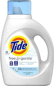 Tide Free & Gentle Liquid Laundry Detergent - 32 Loads, 46 fl oz