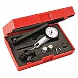 STARRETT Horizontal Dial Test Indicator: Horizontal, 0 in to 0.03 in Range, 0-15-0 Dial Reading