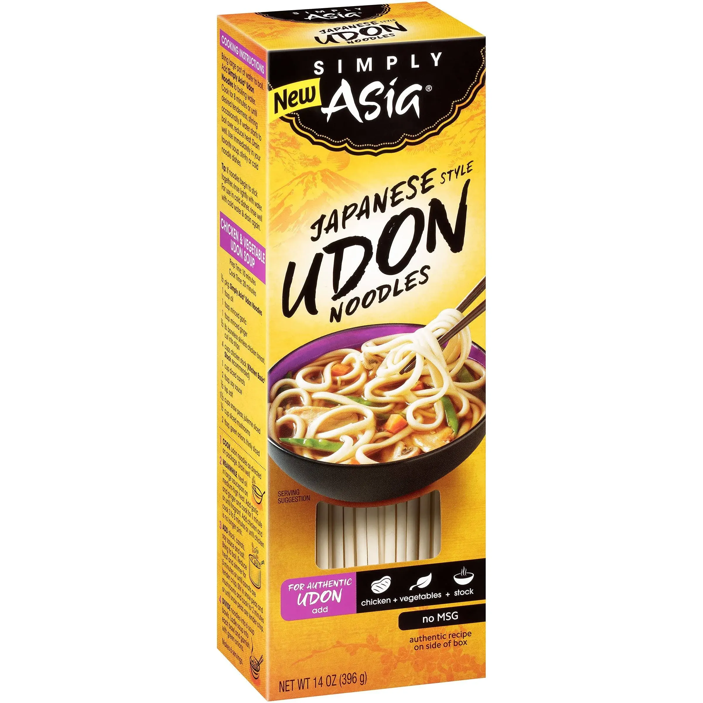 Simply Asia Japanese Style Udon Noodles, 14 oz (Pack of 6)