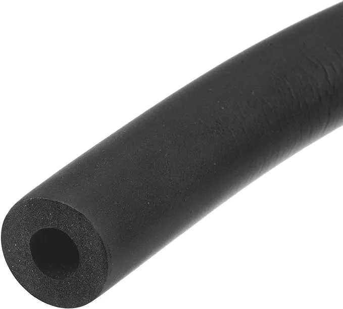 Foam Tubing for Handle Grip, Pipe Insulation, 5/16&#034;(8mm) ID 18mm OD 2m Black