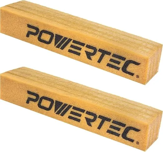 POWERTEC 71407-P2 Abrasive Cleaning Stick for Sanding Belts &amp; Discs, 2 PK