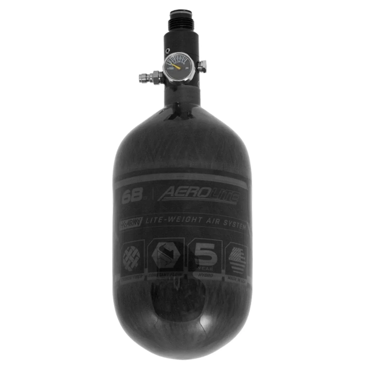 Aerolite Carbon Fiber Tank - 68Ci / 4500Psi - Smoke