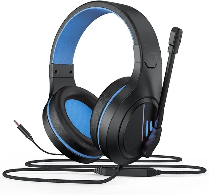 Gaming Headset Stereo Surround Mic Headphone 3.5mm Wired For PS4 Xbox PC Xboxone